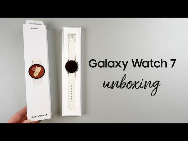 Samsung Galaxy Watch 7 40mm Cream Unboxing