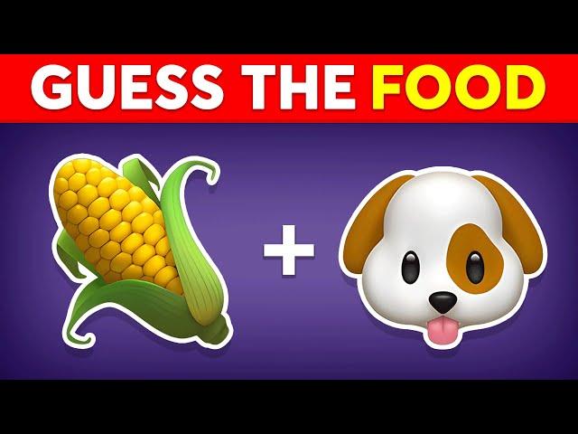 Guess the FOOD by Emoji?   Food And Drink By Emoji | Monkey Quiz