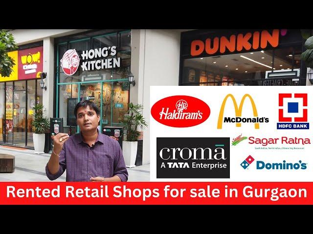 Pre leased Retail Shops for sale in Gurgaon - Reach 3 Roads