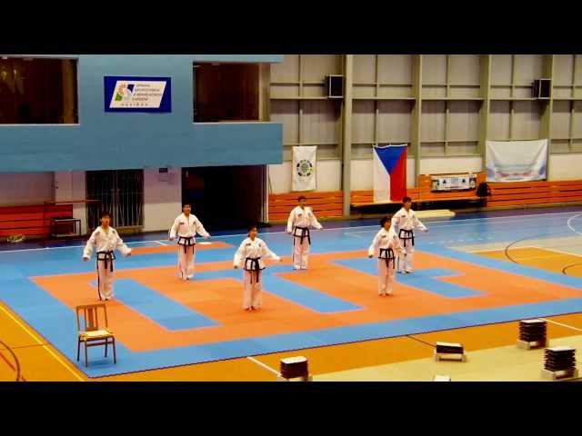 North Korea DPRK Taekwon-do ITF Demo.