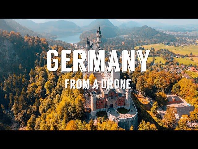 Stunning aerial drone footage over GERMANY + AUSTRIA - 4k