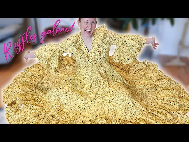 Ruffles, Flounces, and a Dramatic Dressing Gown