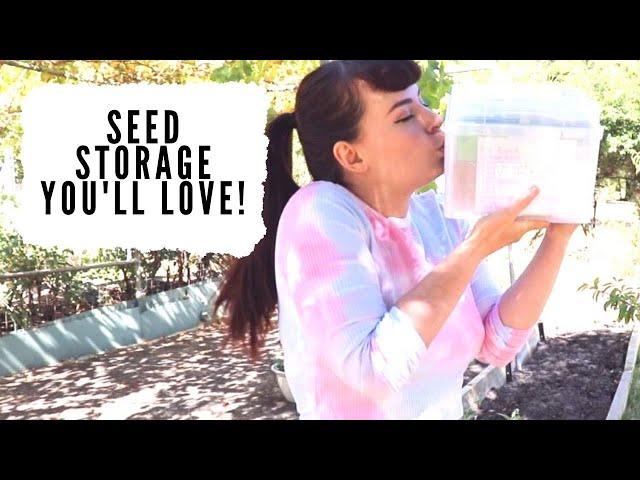 Seed Storage, Raised bed Archway Build, and a garden tour on our one acre homestead!!