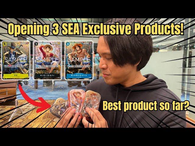 Opening South East Asia's Exclusive One Piece Card Game Product [One Piece TCG]