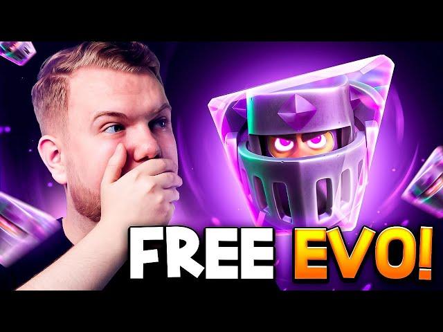 FREE EVOLUTION! BEST MEGA KNIGHT DECK IN CLASH ROYALE