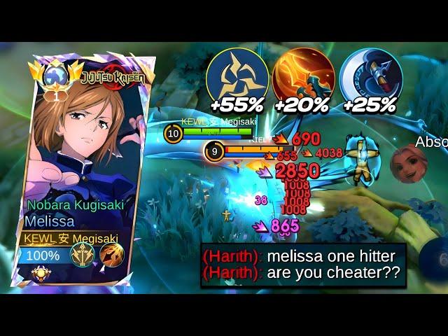 WTF‼️ PRO MELISSA ABUSES THIS 100% FULL CRIT BUILD & EMBLEM!! (new meta?)