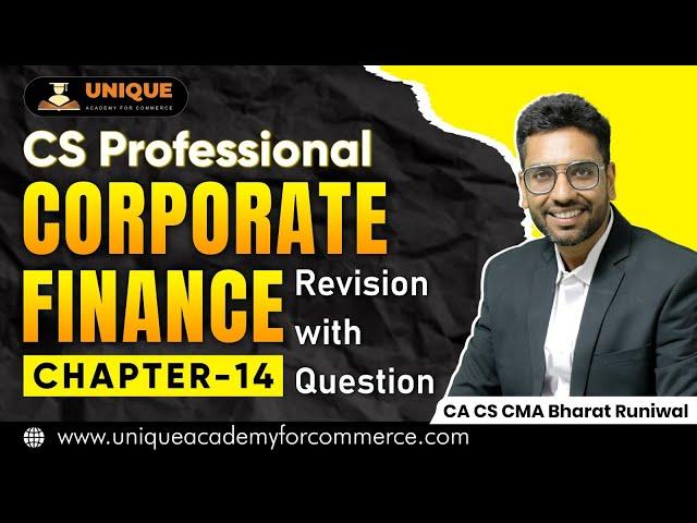 Corporate Finance Revision Ch-11 Raising of Fund -AIF  Part-1 CS PROFESSIONAL