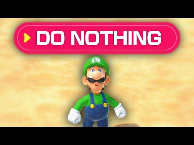 Luigi tries to win by doing absolutely nothing in Mario Party Superstars (ONLINE)