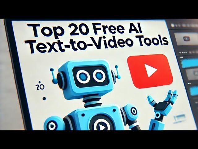 Top 20 Text to Video AI Tools For Free | Generate Videos By Text | Best FREE AI Video Generator