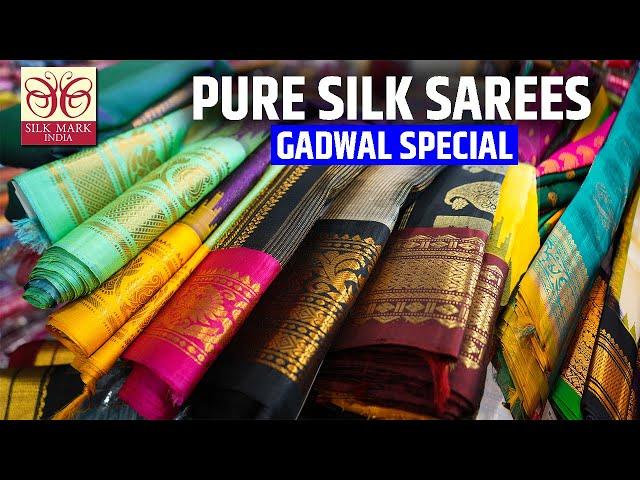 Pure Gadwal Silk Sarees ( Cotton / Silk / Sico / Tissue / Kota ) Wholesaler in Kolkata, Barabazar