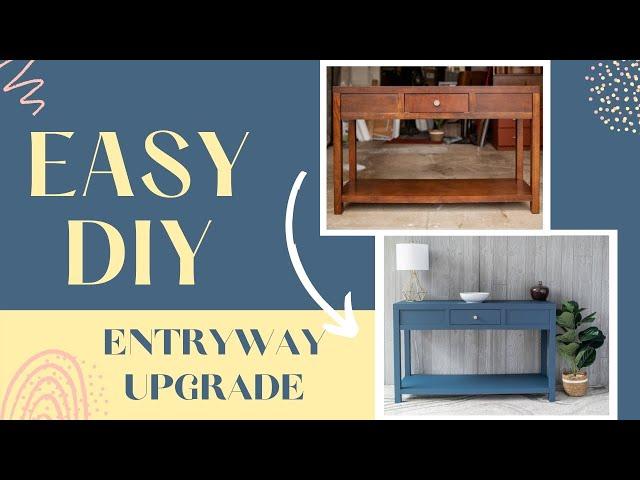 DIY Entryway Table Makeover | FB Marketplace Flip