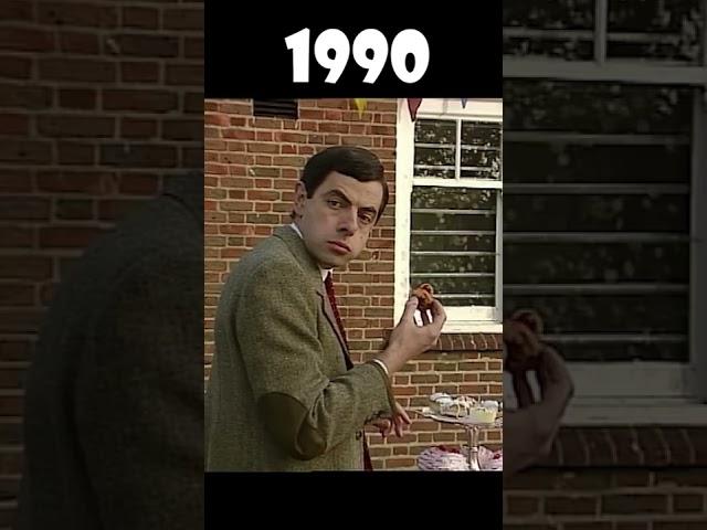 Mr. Bean Evolution (Then vs Now) | #shorts