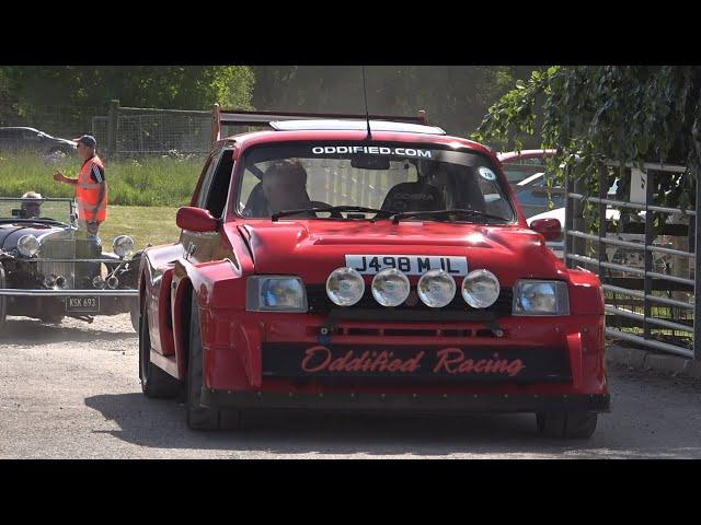 Retro Cars Leaving a Car Show (Classic & Performance Car Show at Ripley Castle)!!!