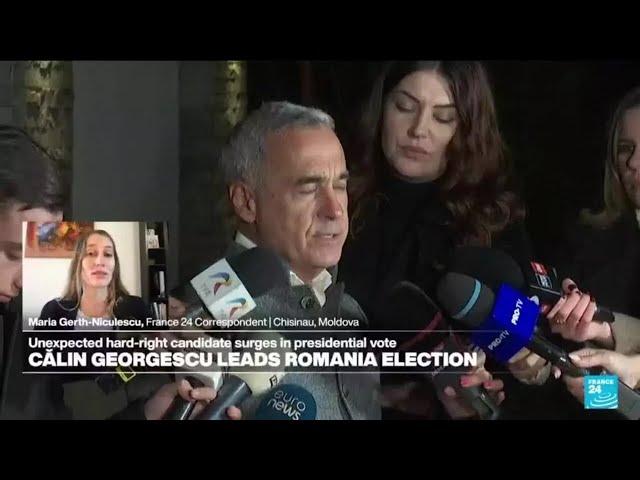 Far-right candidate takes shock lead in Romania presidential poll • FRANCE 24 English