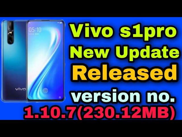 Vivo S1 Pro New Update ||By Tech Boy Mukesh