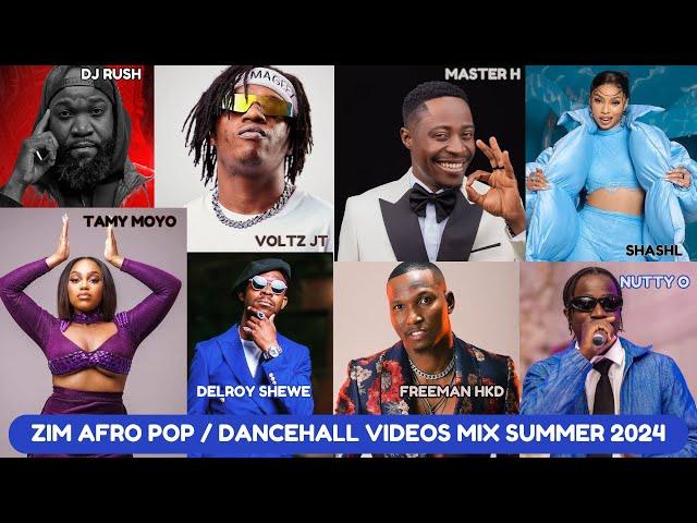 Zim Afro Beats/Dancehall Videos Mix Summer 2024 (Master H, Voltz JT, Tamy, Delroy, Freeman, Shashl..