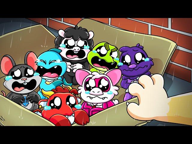 TRISTE HISTORIA DE los NIGHTMARE CRITTERS..Poppy Playtime 4 Animación