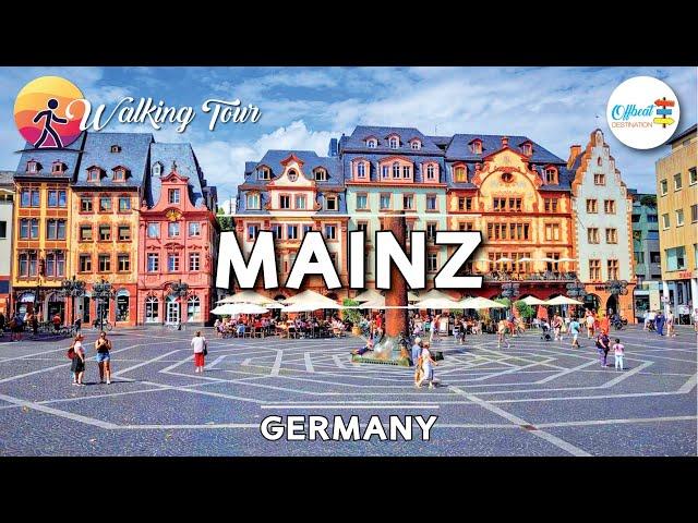 Mainz, Germany - Walking Tour 4K 2024 - Exploring Mainz on Foot