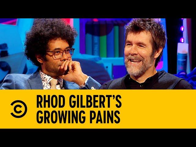 Richard Ayoade & Rhod Gilbert Trade Teenage Manscaping Tips | Rhod Gilbert's Growing Pains