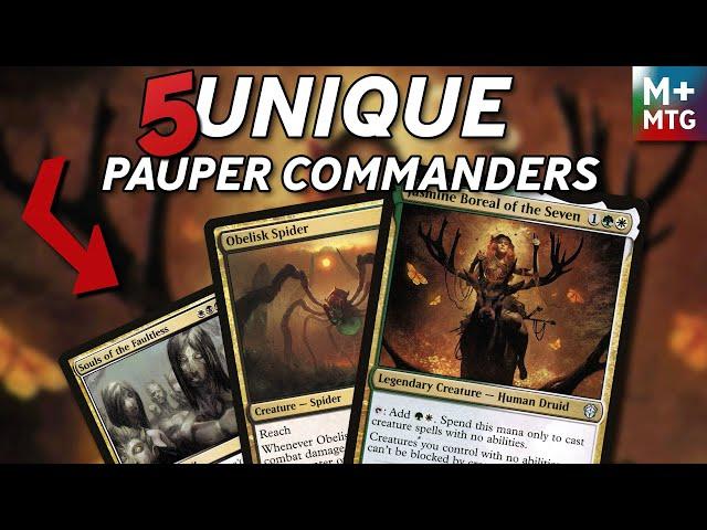 5 Unique Pauper Commander Ideas