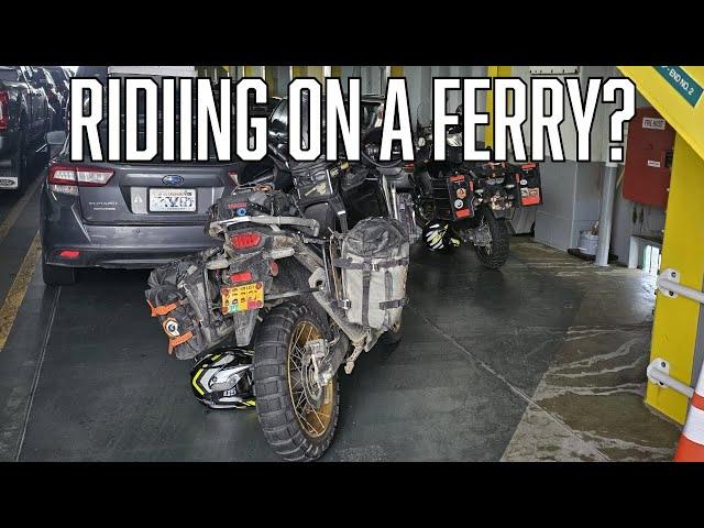 The ultimate first-time guide for riding your motorcycle adventure onto a ferry