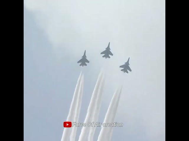 Indian Airforce Pilot Made Victory Symbol Trishul In The Air # Motivation Status''