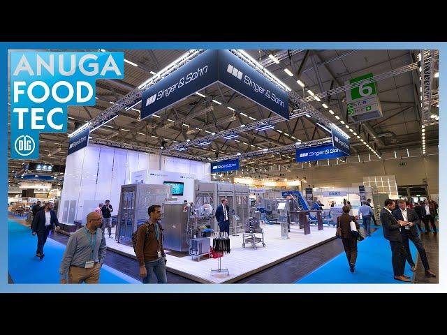 Anuga Food Tec Köln - Automatisierung- und Verpackungskünstler - Singer & Sohn - Messepreview