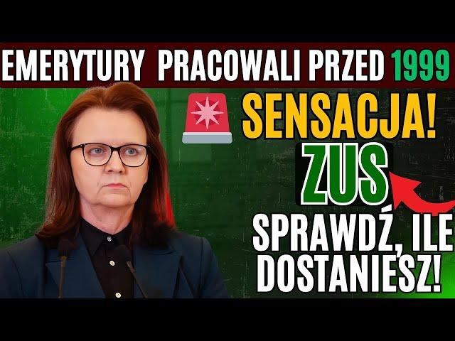  SENSACJA! ZUS ZWIĘKSZA EMERYTURY DLA TYCH, CO PRACOWALI PRZED 1999 R. – SPRAWDŹ, ILE DOSTANIESZ!