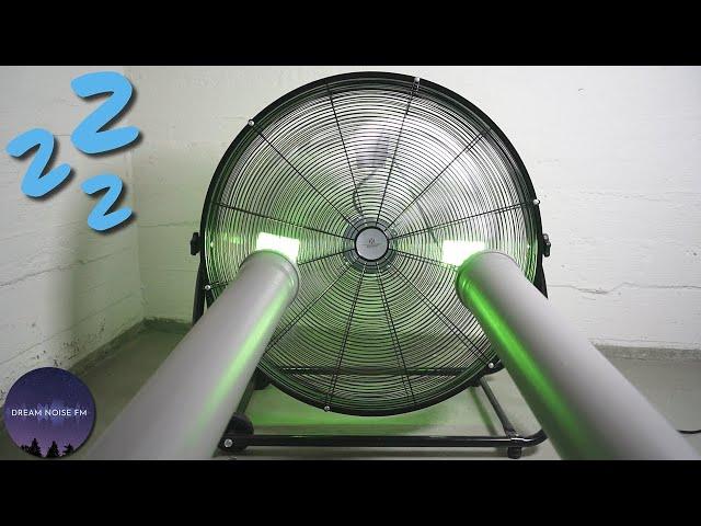 Fall asleep  to a DEEP giant fan noise resonating through tubes! - Black Screen