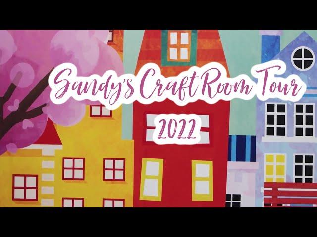 Come Inside for My Craft Room Tour 2022 | Sandy Trefger Creative Designs | Country Craft Creations