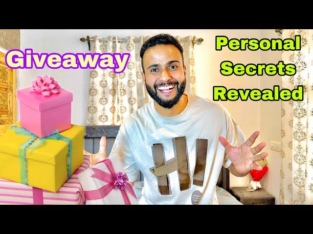 Revealing My Personal Secrets  My First Giveaway 