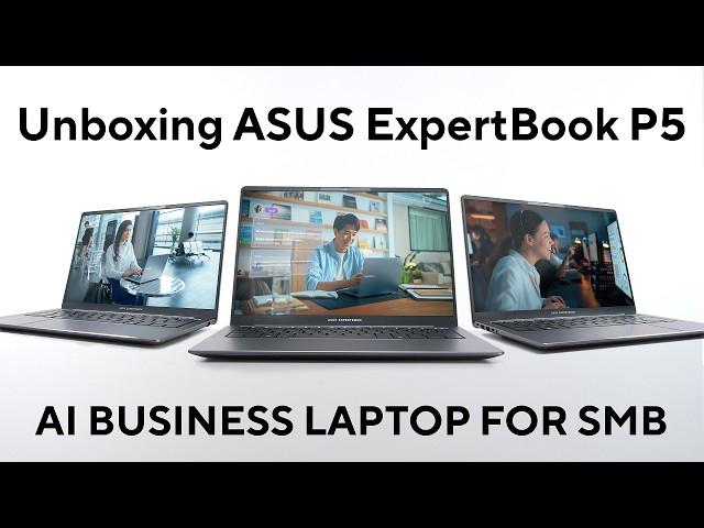 ASUS ExpertBook P5 (P5405) #Intel - Unbox Video | 2024