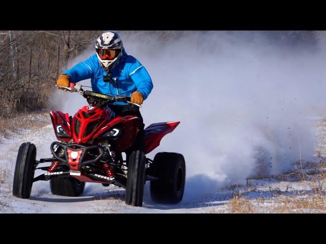 Winter Ride on my Raptor 700