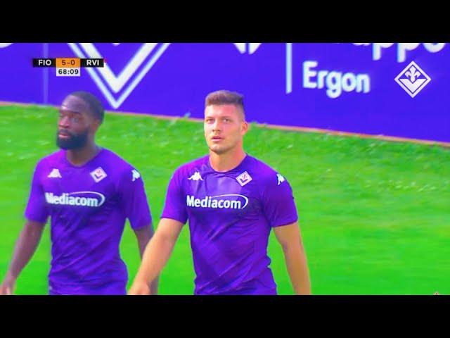 Luka Jovic Scores 4 GOALS On His Debut For Fiorentina!