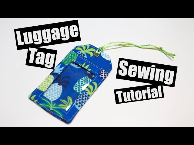 ID Holder - Luggage Tag Sewing Tutorial