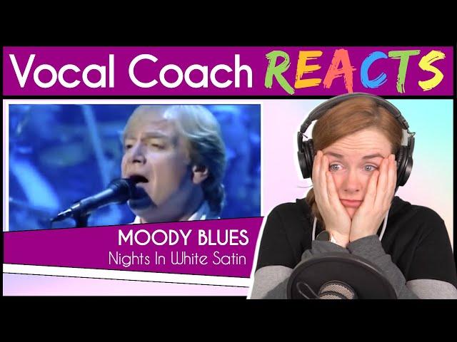 Vocal Coach reacts to Moody Blues - Nights In White Satin (Live)