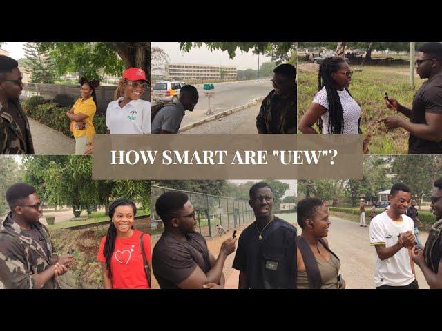 How Smart are UEW Students? I met Raf From Date Rush. OUT N' ABOUT On UEW North Campus.