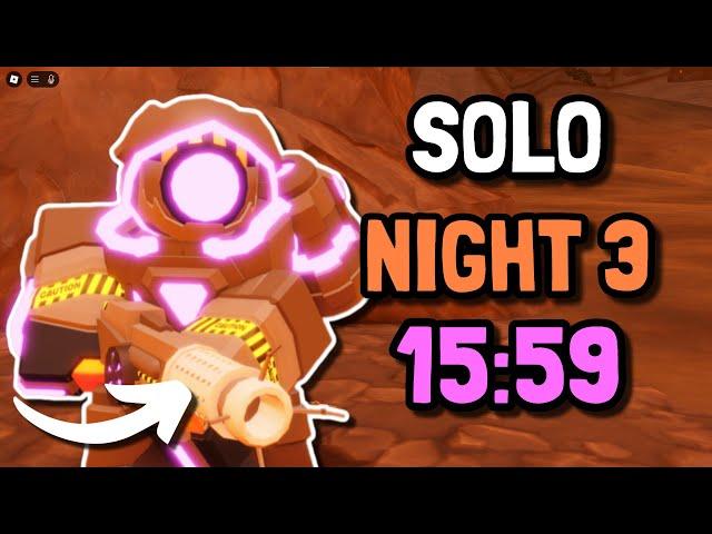 SOLO NIGHT 3 SPEEDRUN IN 15 MINUTES | Roblox Tower Defense Simulator Hexscape Event TDS