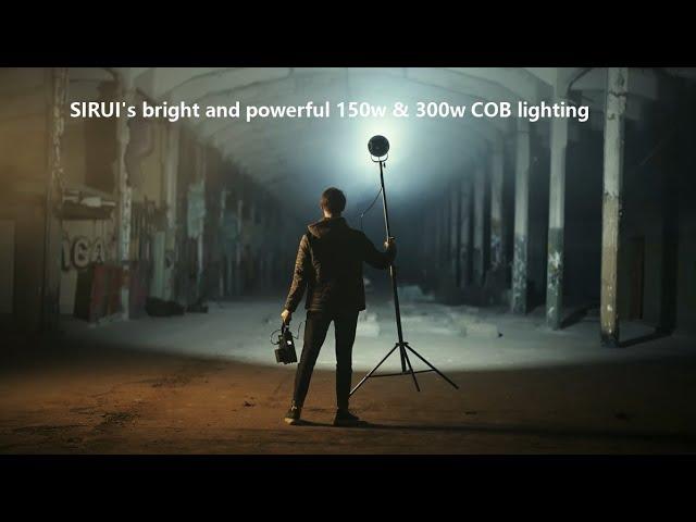 SIRUI's bright and powerful  Blaze Series150w and 300w COB lighting solutions