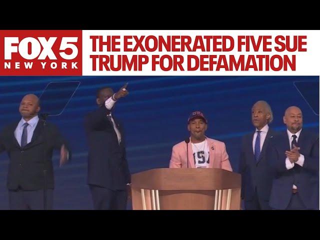 The Exonerated Five sue Donald Trump for defamation