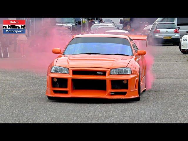 Modified Cars leaving Car Show! - 800HP Skyline, Boosted Corvette, 900HP Supra, 812SF, 206 V6 Turbo,