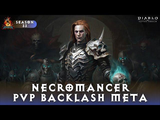 Diablo Immortal - Necromancer PVP Backlash Meta Season 33