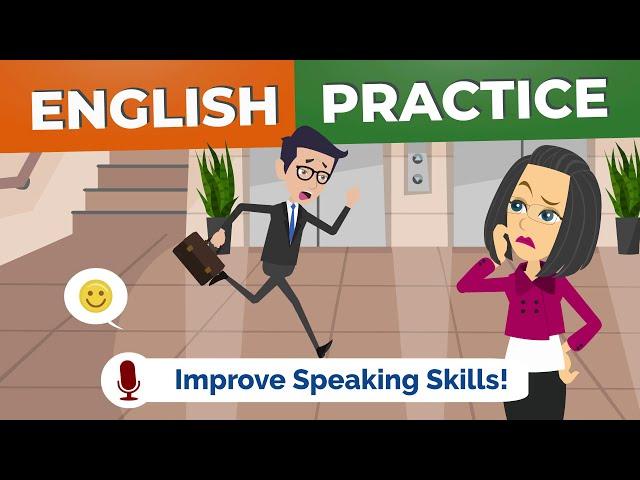 English Speaking Practice Exercises | Listen to Conversation and Answer the Questions Aloud