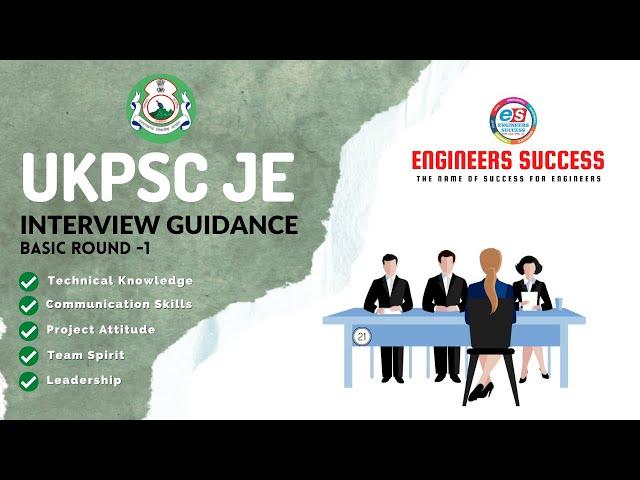 UKPSC JE Interview Guidance Program | interview preparation tips