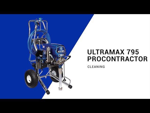 Ultra Max II 795 Tutorial: how to clean your sprayer