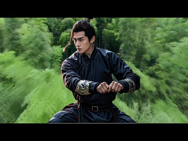 Kung Fu Movie! A man enters a deserted valley, finds a martial arts manual, masters peerless skills!