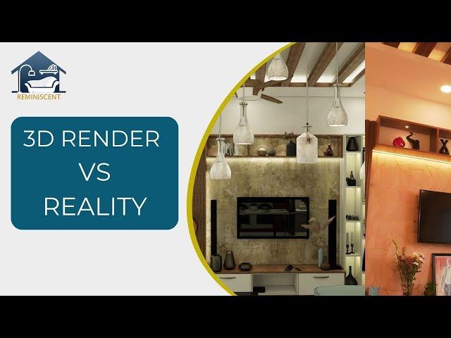 3D Renders Vs Reality | SJR Parkway Home | Reminiscent Interior