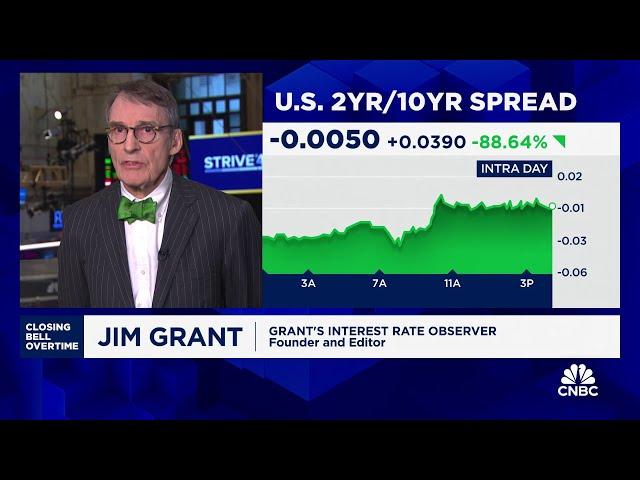 A 50bps cut is far more likely now, says Grant's Interest's Jim Grant