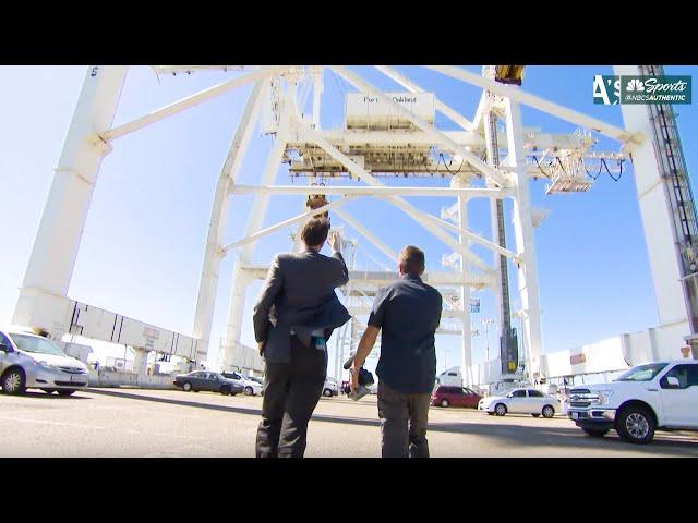 Oakland A's New Ballpark | Howard Terminal site tour with Dave Kaval