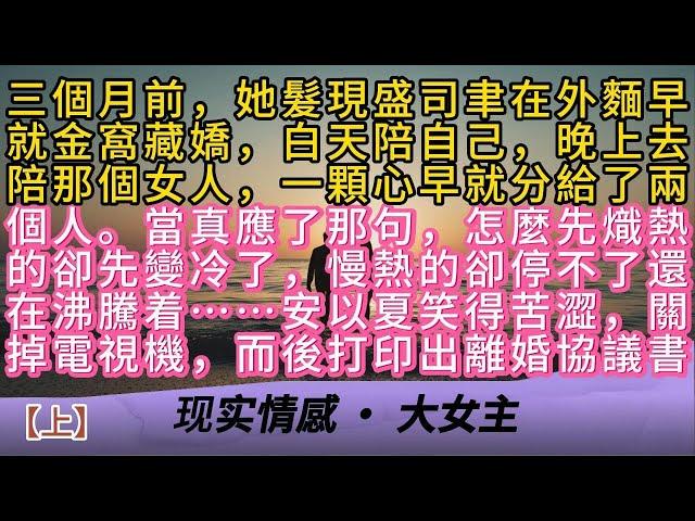 【上】三個月前，她髮現盛司聿在外麵早就金窩藏嬌，白天陪自己晚上去陪那個女人，一顆心早就分給了兩個人。當真應了那句，怎麼先熾熱的卻先變冷了，慢熱的卻停不了還在沸騰着，安以夏笑得苦澀，然後打印出離婚協議書